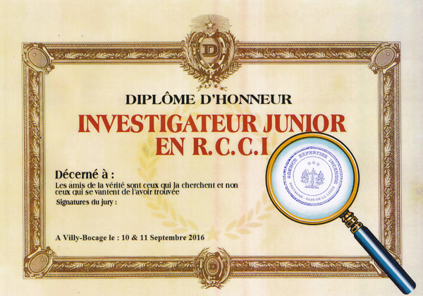 agence expertise incendie - diplome